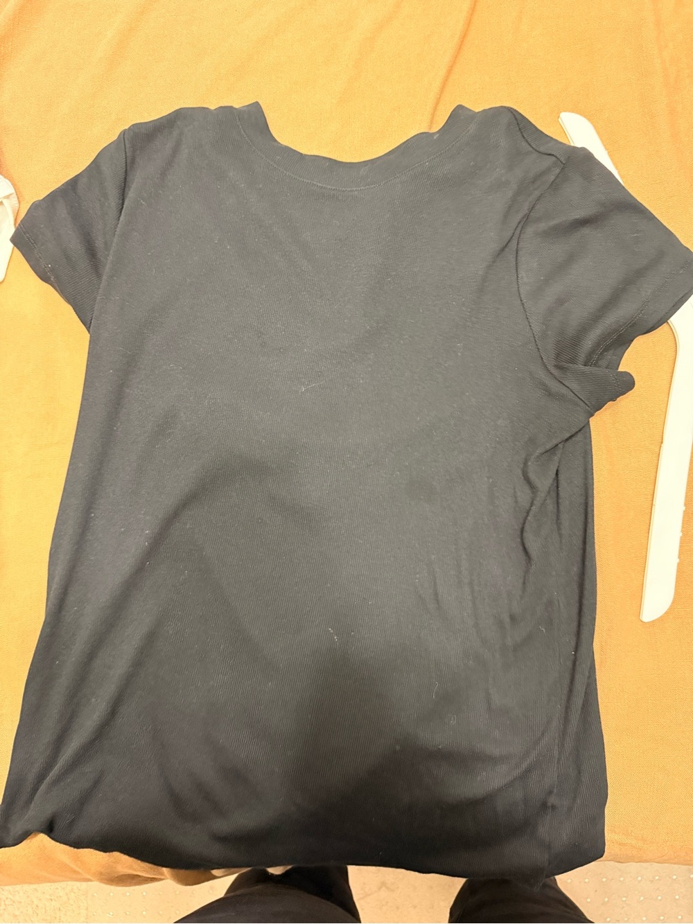 a new day Black Short Sleeve Crewneck Tee